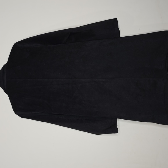 NWT Hem & Thread Black Contrast Padded Coat Sz Med - Picture 3 of 8